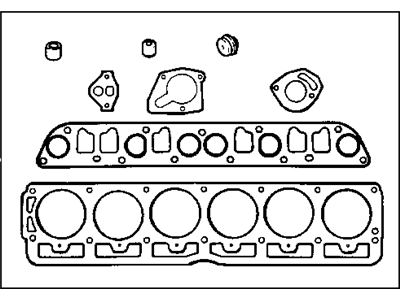 Jeep 5012365AC GASKET PACKAGE Engine Upper
