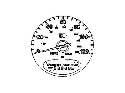 Chrysler PT Cruiser Instrument Cluster - 4671816AF