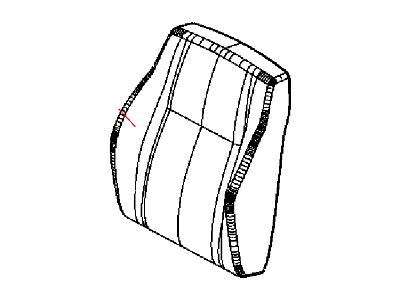 2012 Jeep Compass Seat Cover - 1UD86XDVAA