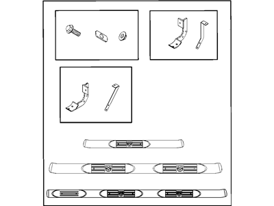 Dodge 82208968AB STEP KIT Tubular Side
