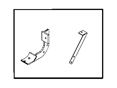 Dodge 68020973AA BRACKET KIT Side Step