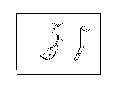 Dodge 68020972AA BRACKET KIT Side Step