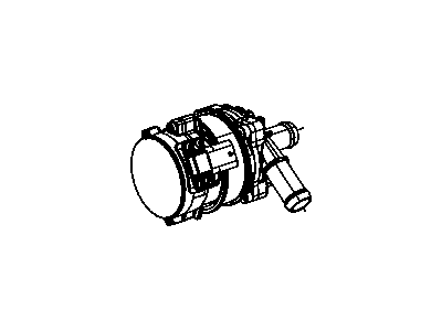 Ram 55111233AA PUMP Auxiliary Coolant