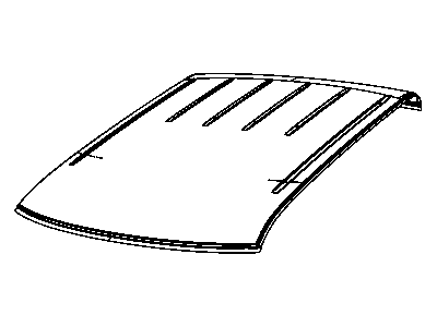Ram 68072147AA PANEL Roof Without Sunroof Opening