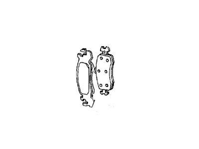1993 Dodge Caravan Brake Pad - V1012725AB