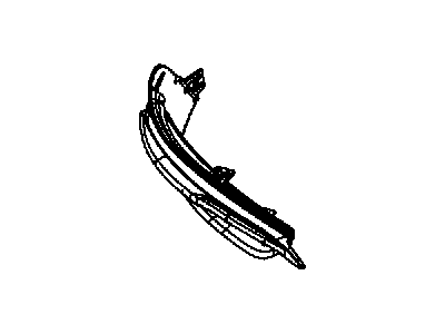 Mopar 68082054AB Lamp Cover, Front Passenger Side