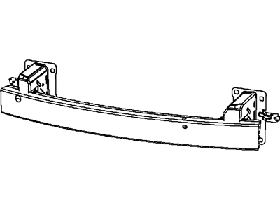 Mopar 5303700AD Impact Bar, Front