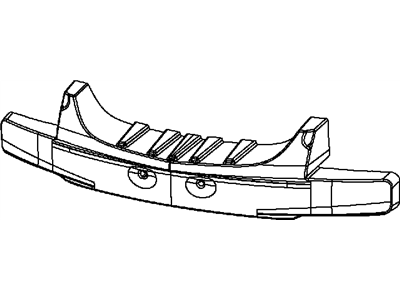 Mopar 68082057AB Energy Absorber, Front