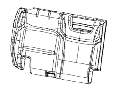 Jeep 7AU68STTAA COVER Rear Seat Back Right