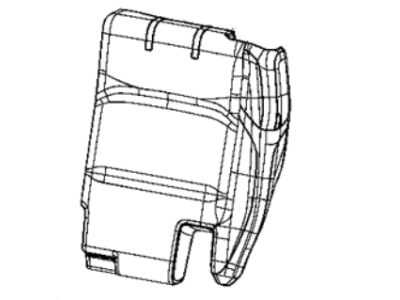 Jeep 7AU67STTAA COVER Rear Seat Back Left