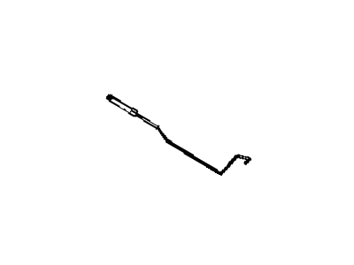 Dodge 5291830AA KNOB AND PUSH ROD Door Latch