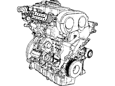 Jeep 68040870AC ENGINE Long Block See Note For Important Information