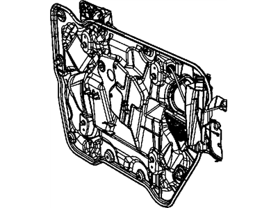 Dodge 68103378AA PANEL Carrier Plate Front Door
