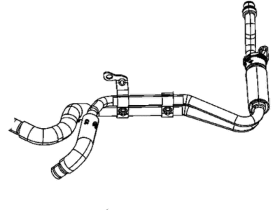 2018 Jeep Wrangler EGR Tube - 5281745AA