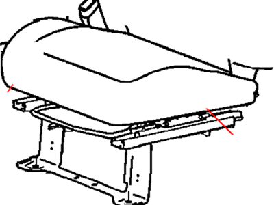 Chrysler XH641FLAA COVER Front Seat Cushion