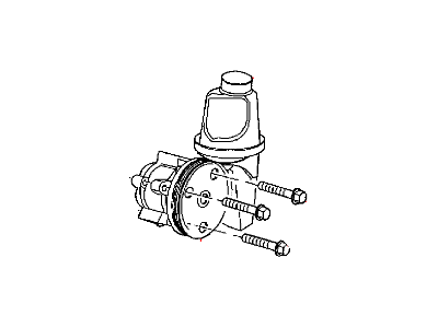 Dodge 52855925AC PUMP AND PULLEY Power Steering