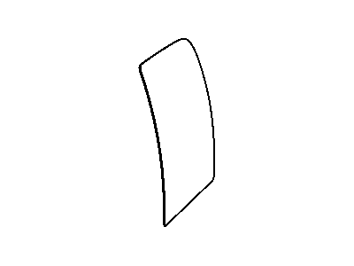 Dodge 55276108AD GLASS Rear Door