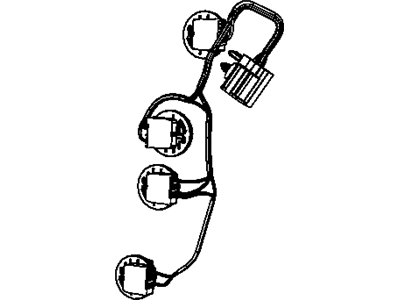Mopar 68030825AA Wiring Taillamp