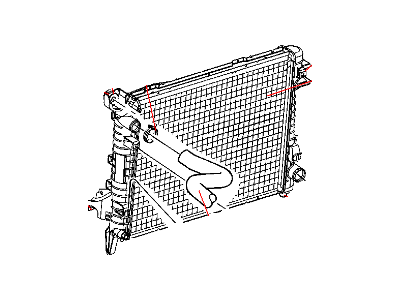 Dodge Radiator - 55056681AD