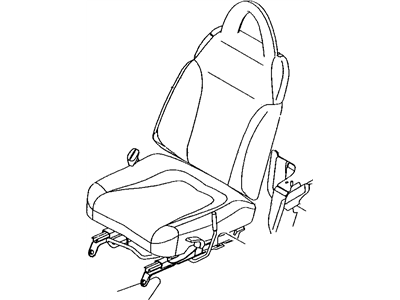 Chrysler 4897357AA ADJUSTER Manual Seat