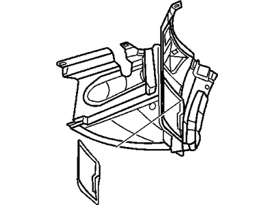 Chrysler 5097958AA SHIELD Splash Access Door