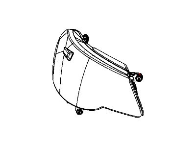 Chrysler 5303747AF HEADLAMP