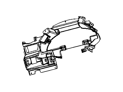 Chrysler 5103444AA SUPPORT Instrument Panel