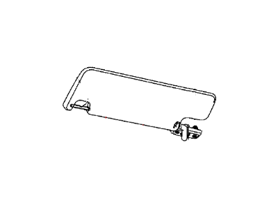 Jeep 1MK35DX9AF VISOR
