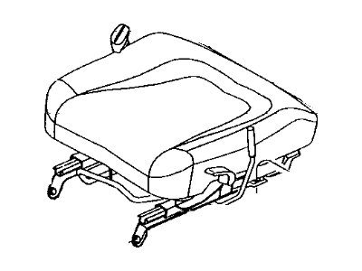 Chrysler RV321AZAA CUSHION Front Seat