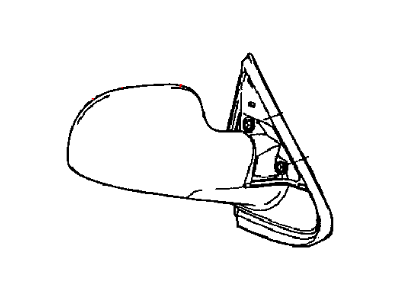Dodge 4894403AA MIRROR Outside, Rearview, Electric, Heated