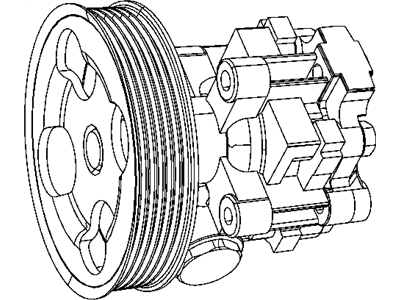 Chrysler Power Steering Pump - 68081999AB