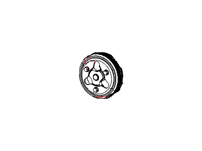 Mopar 4593664AB Pulley Water Pump Serviced With Pump