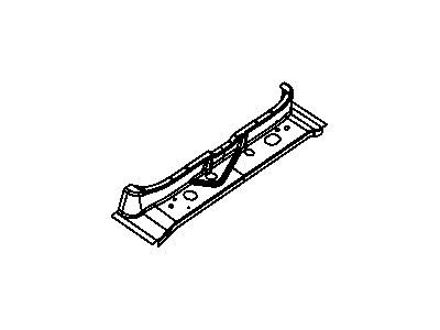 Ram 5109063AD CROSSMEMBER Floor Pan 2nd Row Seat Tub, Front