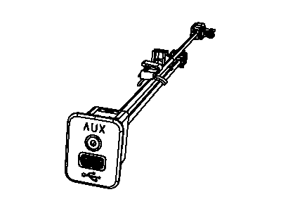 Mopar 68232705AA Cable USB Auxiliary Portion