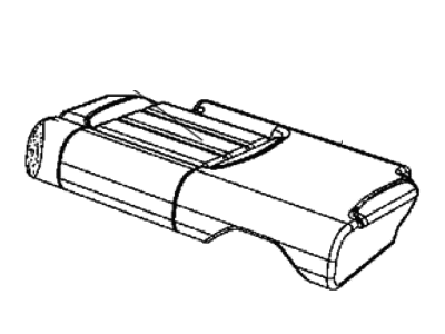 Jeep 5SG98DX9AA COVER Rear Seat Cushion Right