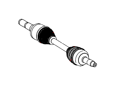 Jeep R2104591AB SHAFT Axle Half