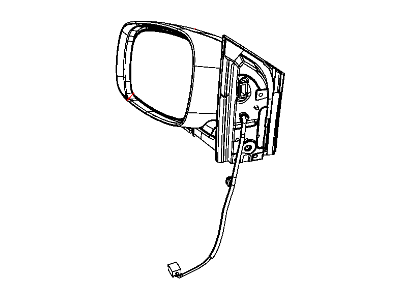 Ram Car Mirror - 1TL401W1AE
