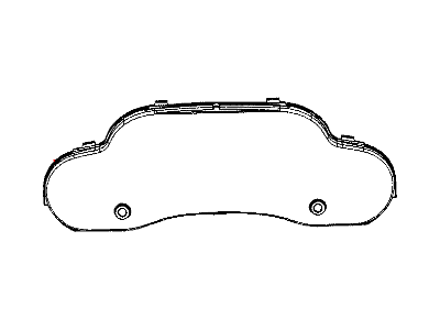 Jeep 68157329AA MASK AND LENS Instrument Cluster