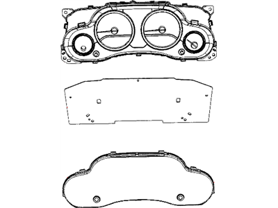 Jeep 5091264AA CLUSTER Instrument Panel