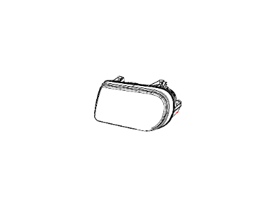 Chrysler Headlight - 4805757AK
