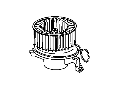 Chrysler 4797372 MOTOR Blower with Wheel