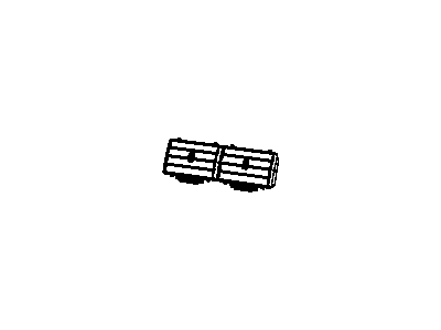 Dodge 1QH731X9AC BEZEL A/C Outlet