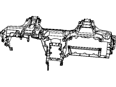 Dodge 5028867AA REINFORCEMENT Instrument Panel