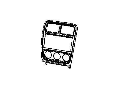 Dodge 1QX76XDVAA GLOVE BOX Instrument Panel