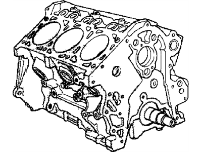 Jeep 68036638AA ENGINE Short Block See Note