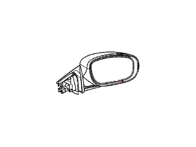 Mopar 68130642AA Glass Mirror Replacement Right P/N 68101146Aa