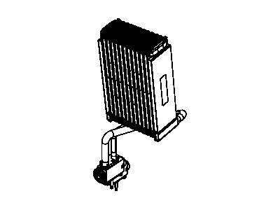 Mopar 68031976AA Evaporator A/C with Expansion Valve, O-Rings, Plate, Screws