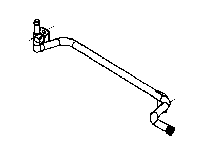 Ram 68086394AA TUBE Heater Core