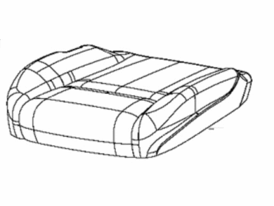 Dodge 5XZ56DX9AA COVER Front Seat Cushion