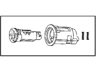 Jeep 4746315 CYLINDER Glove Box Lock